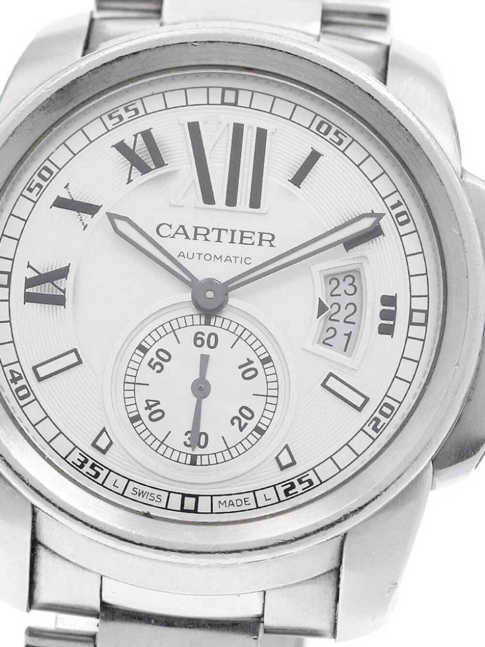 CARTIER Calibre de Cartier W7100015 Date Automatic Men's Watch_954294